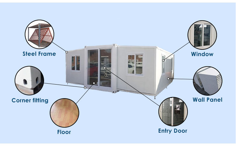 prefab container expandable house
