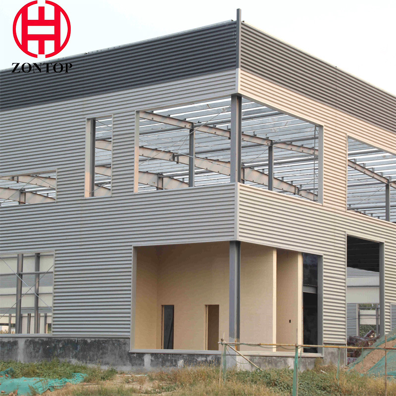 Metal Frame Permanent Building Light Steel Structure H Beam-Prefabricated Apartment