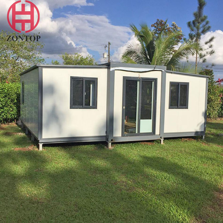 Zontop 40FT Luxury Prefab Sandwich Panel Buidlings Office Expandable Container House