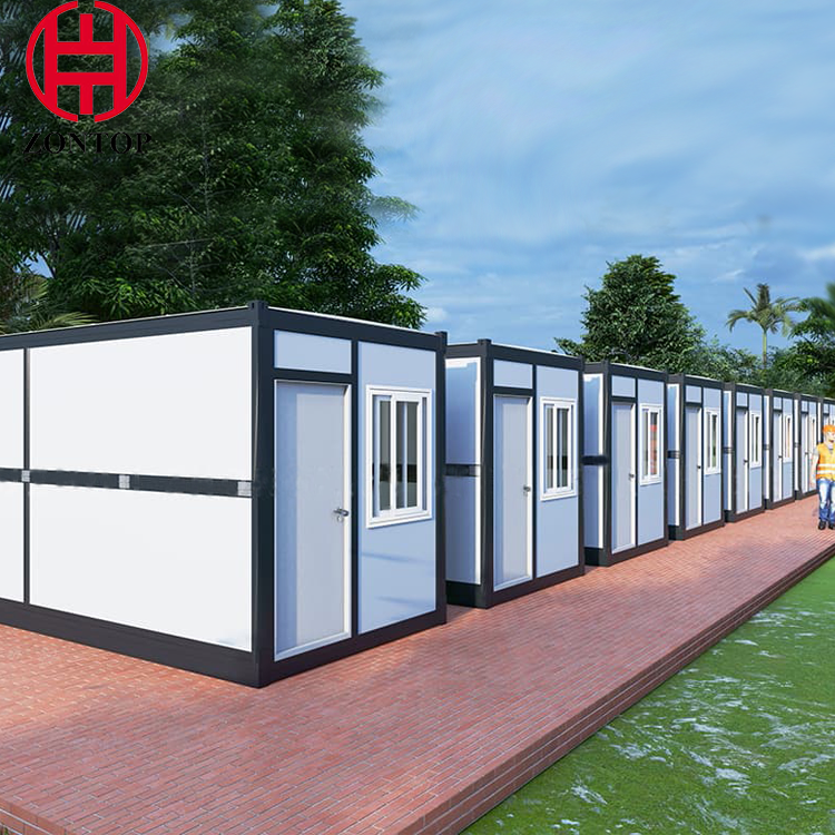 2021 New Design Light Steel Mobile Modern Style 20Ft Prefab Foldable Container House